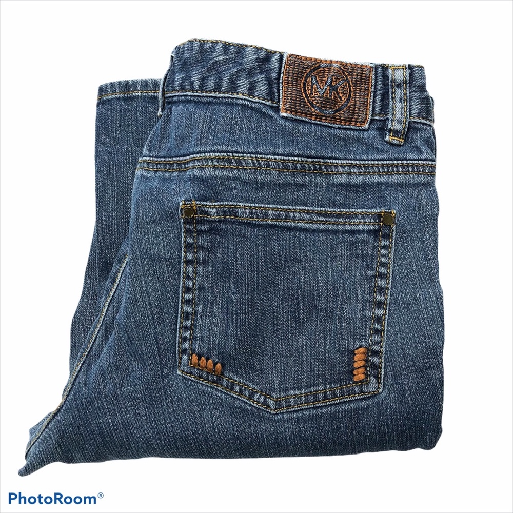 Michael Kors Low Rise Stretch Boot Cut Jeans